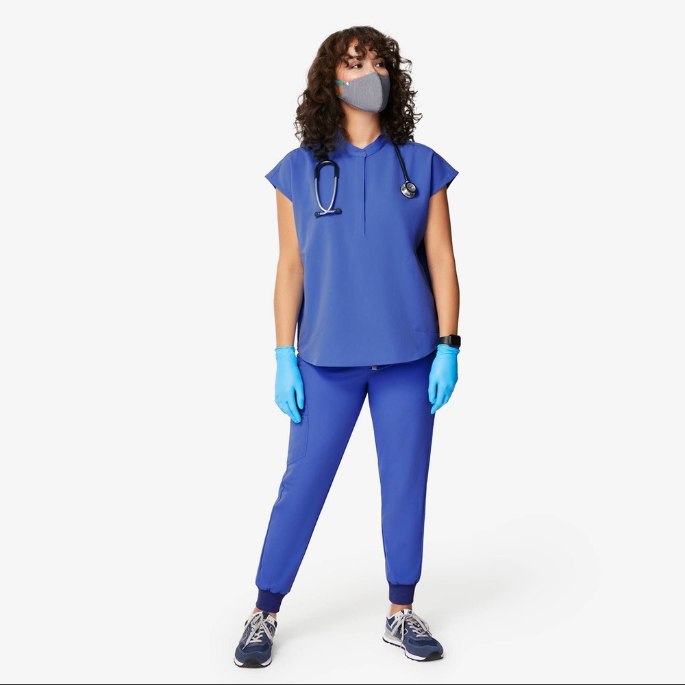 Figs denim blue SET